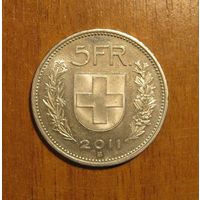 Швейцария - 5 франков - 2011