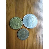 Италия 100 лир 1978, Тайвань 1 доллар, ТОКЕН-28