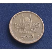 Пакистан 1 рупия 2002. Основатель страны Мухаммед Али Джиннах