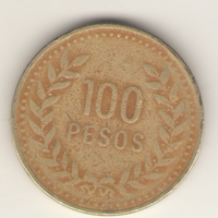 100 песо 1993 г.