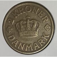 Дания 2 кроны 1926 GJ в холдере