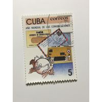 Куба 1983. Всемирный Год Связи