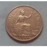 1 пенни, Великобритания 1946 г., Георг VI