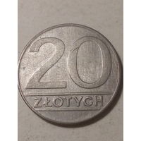 20 злотый Польша 1989
