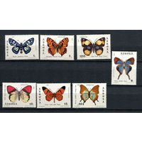 Ангола - 1982 - Бабочки - [Mi. 663-669] - полная серия - 7 марок. MNH.