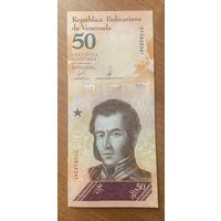 Банкнота ВЕНЕСУЭЛА 50 БОЛИВАР 2018 ГОД