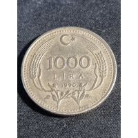 Турция 1000 лир 1990