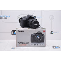 Зеркальная камера Canon EOS 2000D Kit 18-55mm IS II (24.1Мп, Wi-Fi). Гарантия