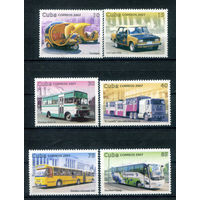 Куба - 2007г. - Общественный транспорт - полная серия, MNH [Mi 4967-4972] - 6 марок