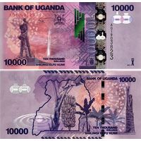 Уганда 10000 шиллингов 2021 год  UNC