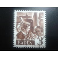 Германия 1947 Баден фр. зона стандарт