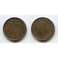 Нидерланды. 5 центов (1977, XF)