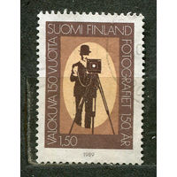 150 лет фотографии. Финляндия. 1989. Полная серия 1 марка
