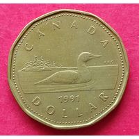 Канада 1 доллар, 1990-2003