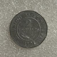 2 Bolivianos 1991 Bolivia (Боливия)