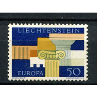 Лихтенштейн - 1963 - Европа (C.E.P.T.) - Греческая архитектура - (на клее есть желтые пятна) - [Mi. 431] - полная серия - 1 марка. MNH.