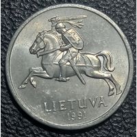 Литва 1 цент 1991