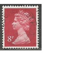 Британия. Королева Елизавета II. 1967г. Mi#460.