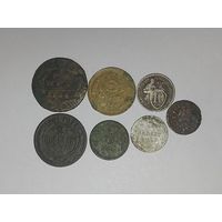 Сборка старых монеток разных времен