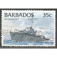 Барбадос. Фрегат "Барбадос". 1994г. Mi#860.