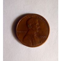 1 цент США 1990 г