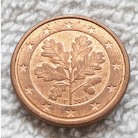 1 евроцент 2002 (F) Германия #05