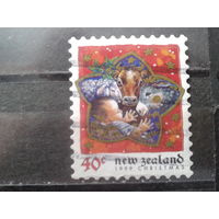 Новая Зеландия 1999 Рождество Михель-0,6 евро гаш
