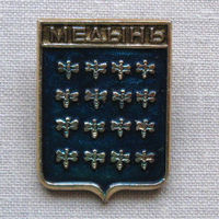 Значок герб города Медынь 11-06