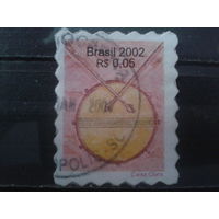 Бразилия 2002 Барабан, крупная зубцовка