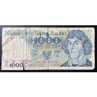 Банкнота 1000 злотых 1982 года