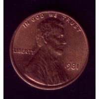 1 цент 1981 год США