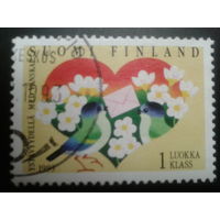 Финляндия 1993 совм. выпуск с Эстонией, птица