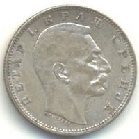 Сербия. 1 динар 1912 г.