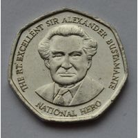 Ямайка 1 доллар, 1996 г. (Форма 7-угольник).