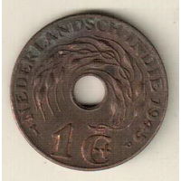 Голландская Индия 1 цент 1945