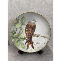 Декоративная тарелка FRANKLIN PORCELAIN. Red Kite Лимож Франции 1984 год 23.5 см 1 рубля без МЦ