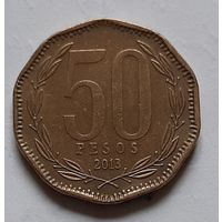 50 песо 2013 г. Чили