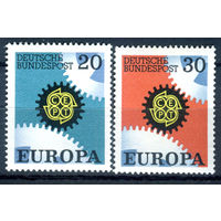 Германия (ФРГ) - 1967г. - Европа - полная серия, MNH [Mi 533-534] - 2 марки