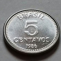 5 сентаво, Бразилия 1986 г.