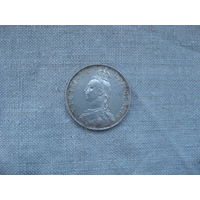 Великобритания Виктория 2 шиллинга (флорин) серебро 1887 год