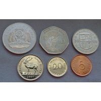 Маврикий 2001-2009, 6 монет