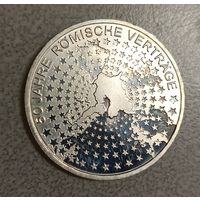 Германия 10 евро, 2007. 50 лет Римскому договору.