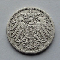 Германия - Германская империя 5 пфеннигов. 1902. A