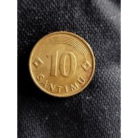 Распродажа - 10 сантим 1992г. Латвия