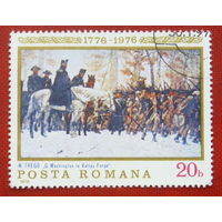Румыния. Исторические события ( 1 марка ) 1976 года. 8-20.