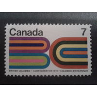 Канада 1971 ВС -Британская Колумбия - 100 лет
