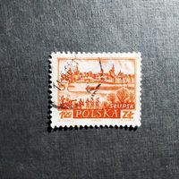 Марка Польша 1960 год Архитектура