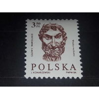 Польша 1984 Стандарт "Восточный правитель" Каменные головы замка Вавель в Кракове. 1 чистая марка