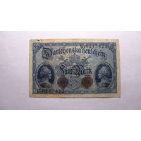 Германия Ro48b. 5 марок 1914 г. ( 7 цифр в номере )