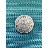 Франция 5 франков 1822 W  г.